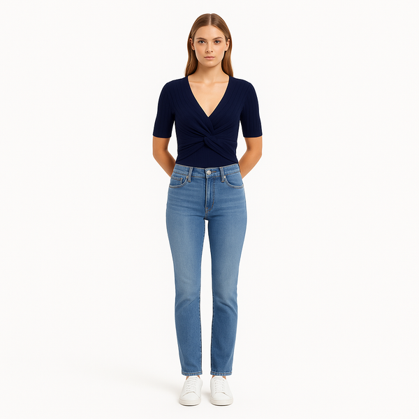 Pull Layered Wrap - Navy