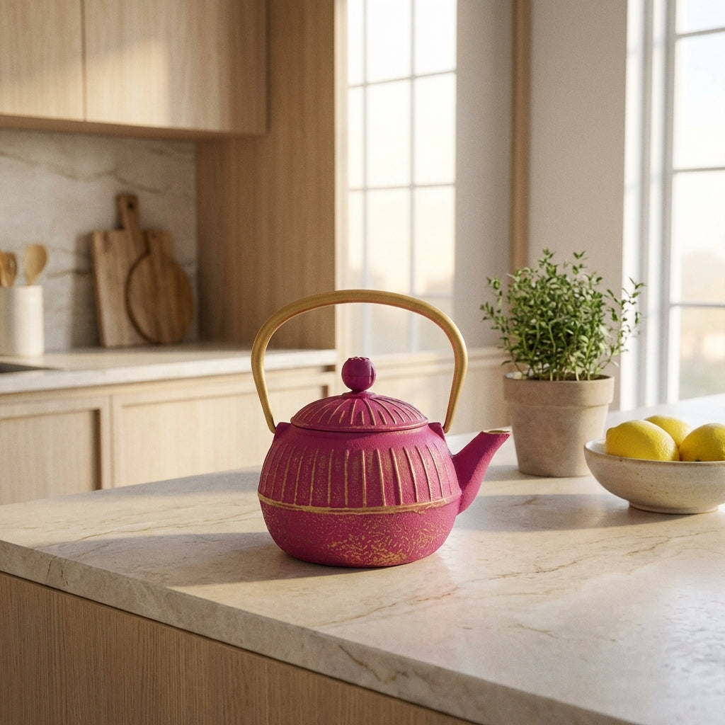 Osaka - Théière - Fuchsia - Métal - 500ml