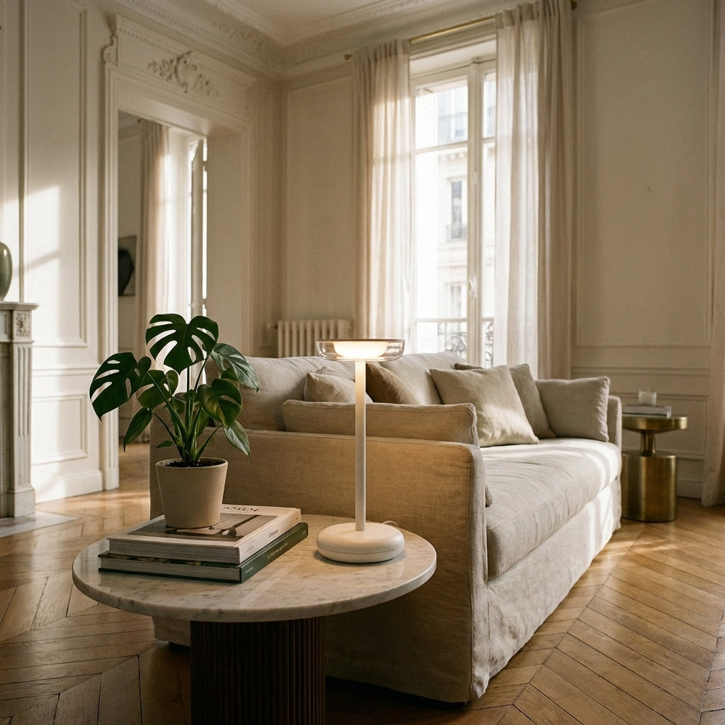 Milano - Lampe Hygge Rechargeable - Blanche