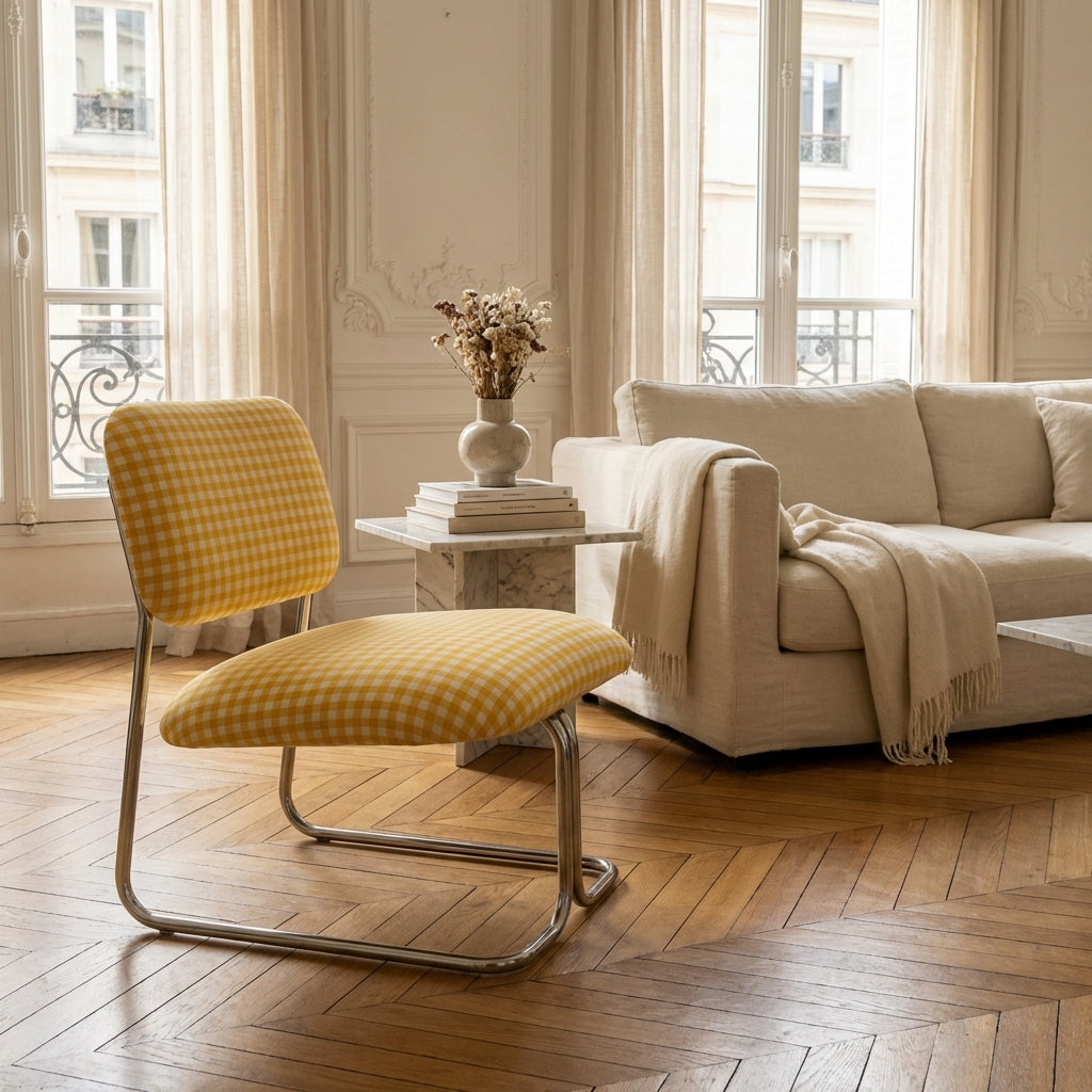 Fauteuil À Carreaux Vichy