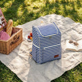 Austin - Sac À Dos Isotherme Rayé - Bleue - Textile - 16L