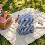 Austin - Sac À Dos Isotherme Rayé - Bleue - Textile - 16L