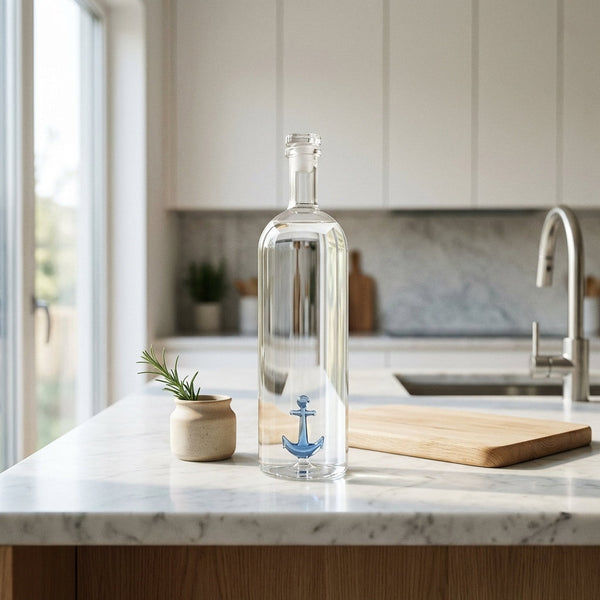 Monterey - Bouteille Avec Bouchon Ancre - Verre Borosilicate - 1,2L