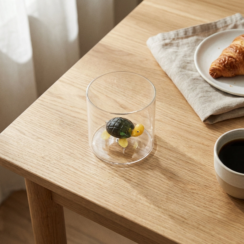 Monterey - Lot De 2 Gobelets Tortues - Verre Borosilicate - 250ml