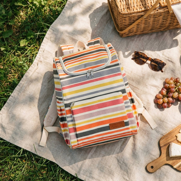 Austin - Sac À Dos Isotherme Rayé - Multicolore - Textile - 16L