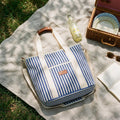 Austin - Sac Isotherme De Style Fourre-tout Rayé - Bleue - Textile - 18L
