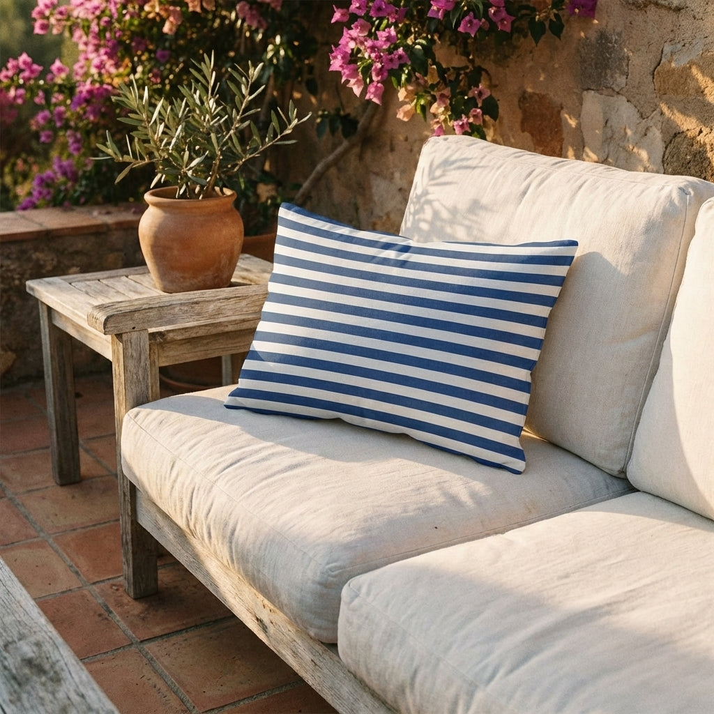 Austin - Coussin Gonflable Avec Taie D'oreiller - Bleu