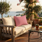 Austin - Coussin Gonflable Avec Taie D'oreiller - Rouge