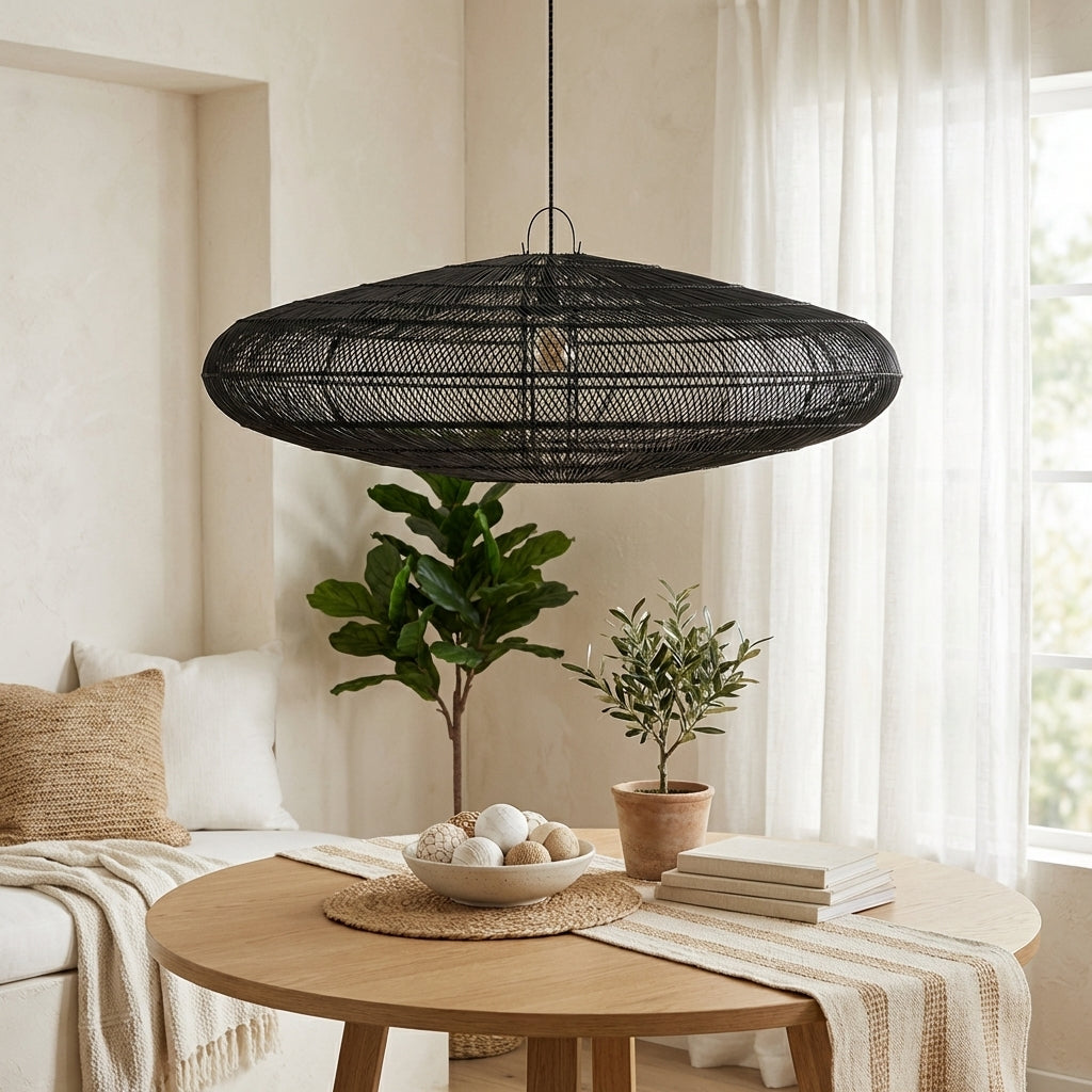 La Suspension Macaron - Noir - XL