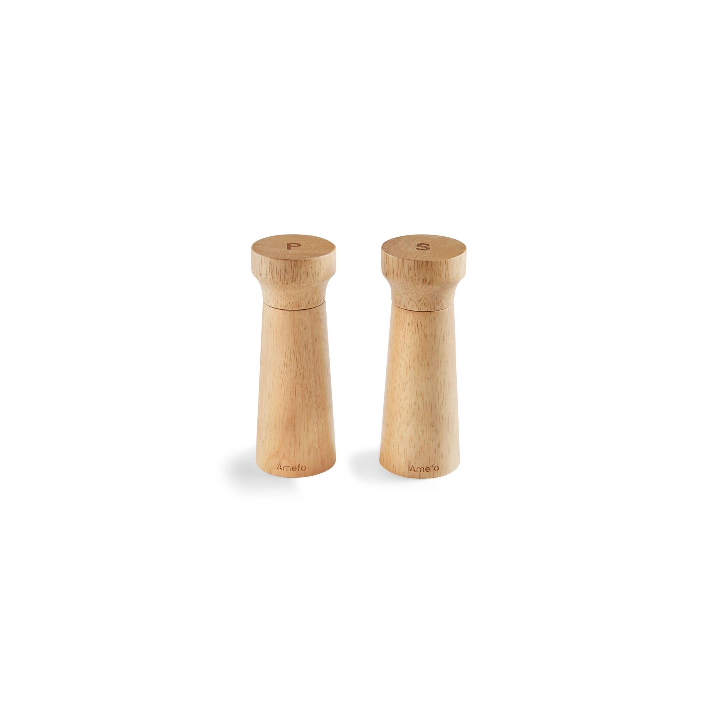 Fanny - Duo De Moulins Poivre & Sel Bois Naturel - Bois Teinte Claire - Bois Clair