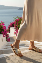 Mules Marica - Dark Gold