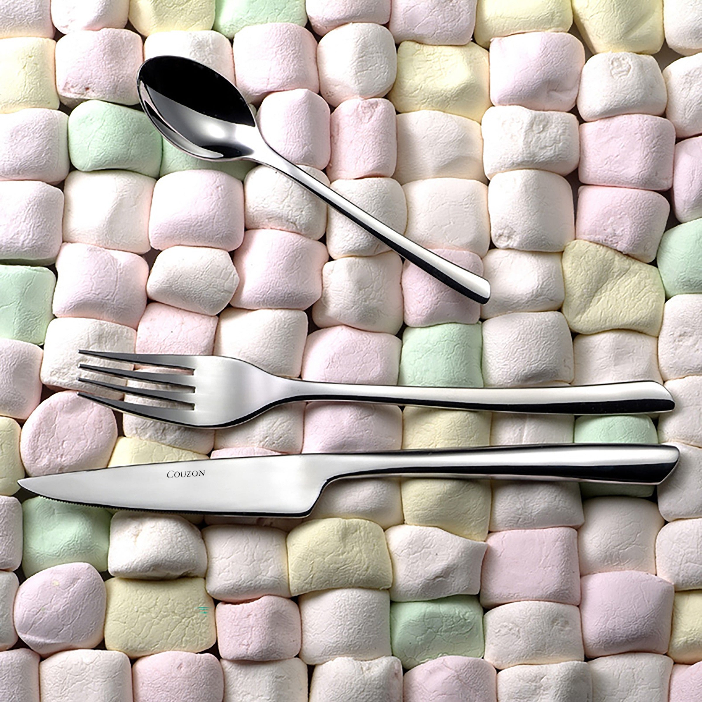Quel Délice - Ménagère 48 Pièces - Acier Inoxydable - Inox