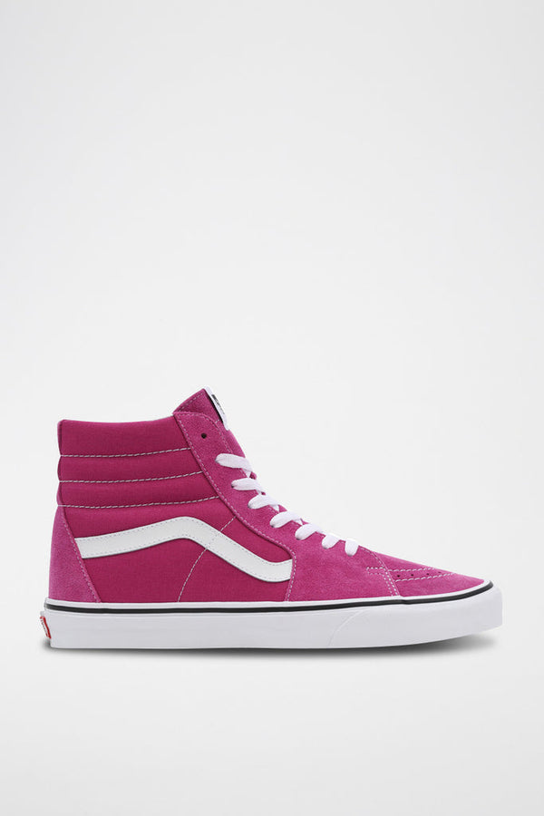 Baskets Montantes En Nubuck Sk8-Hi - Fuchsia - Mixte