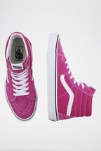 Baskets Montantes En Nubuck Sk8-Hi - Fuchsia - Mixte