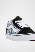 Baskets En Nubuck Old Skool - Noir Et Bleu Marine - Enfant