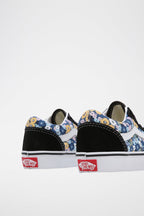 Baskets En Nubuck Old Skool - Noir Et Bleu Marine - Enfant