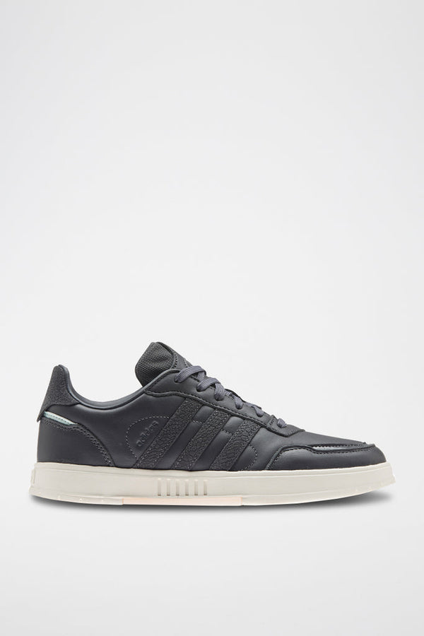 Adidas - Sneakers En Cuir Courtmaster Anthracite - Femme