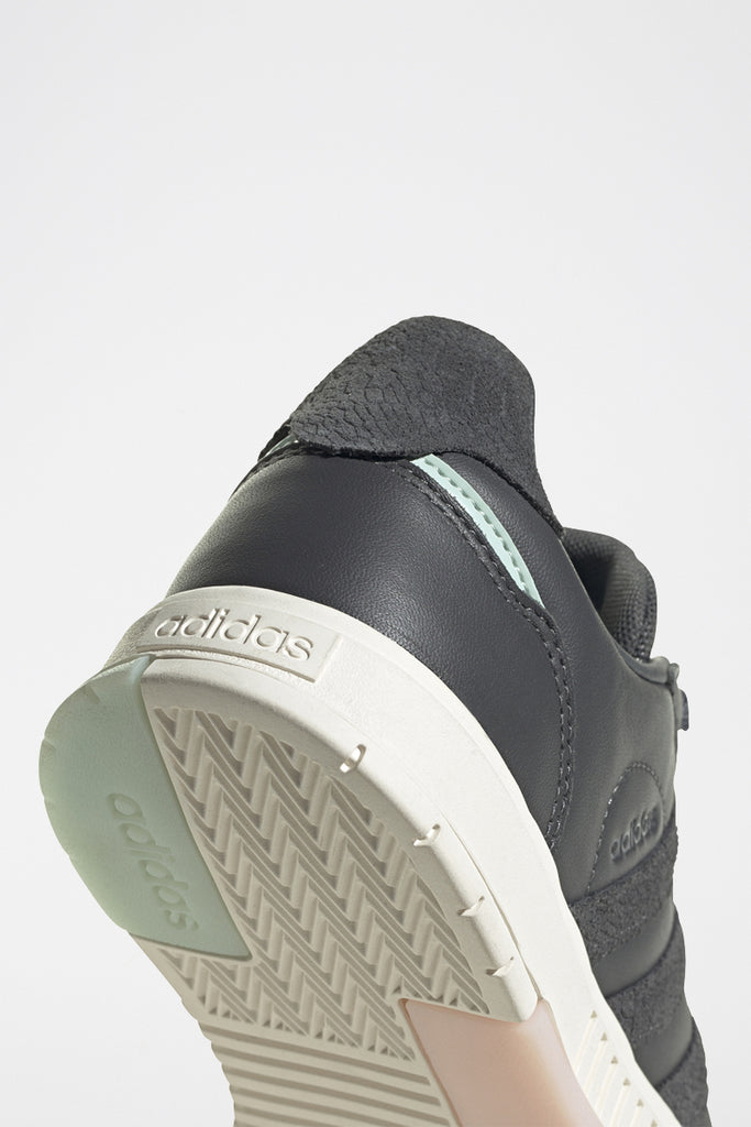 Adidas - Sneakers En Cuir Courtmaster Anthracite - Femme