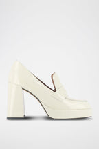 Jonak - Mocassins Bille Vernis - Ecru