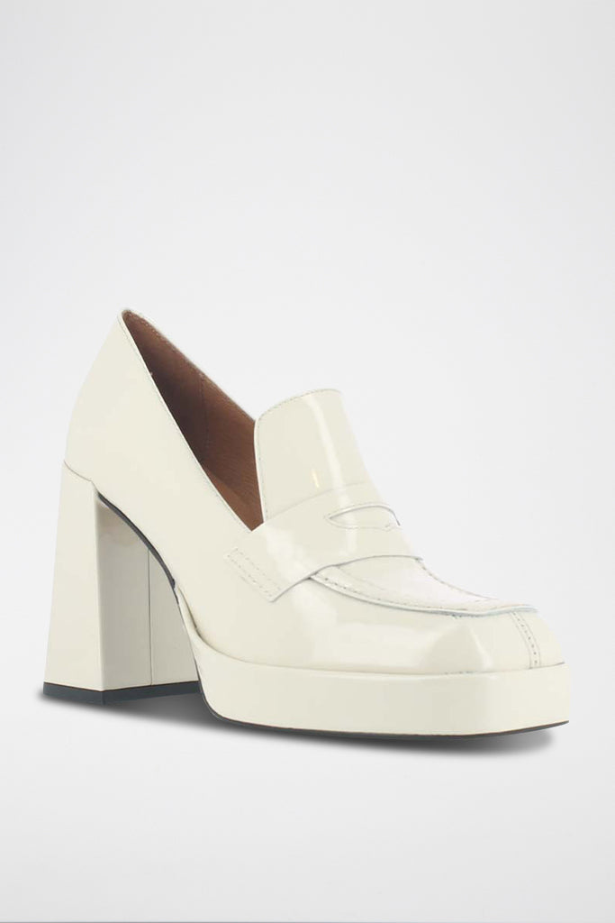Jonak - Mocassins Bille Vernis - Ecru