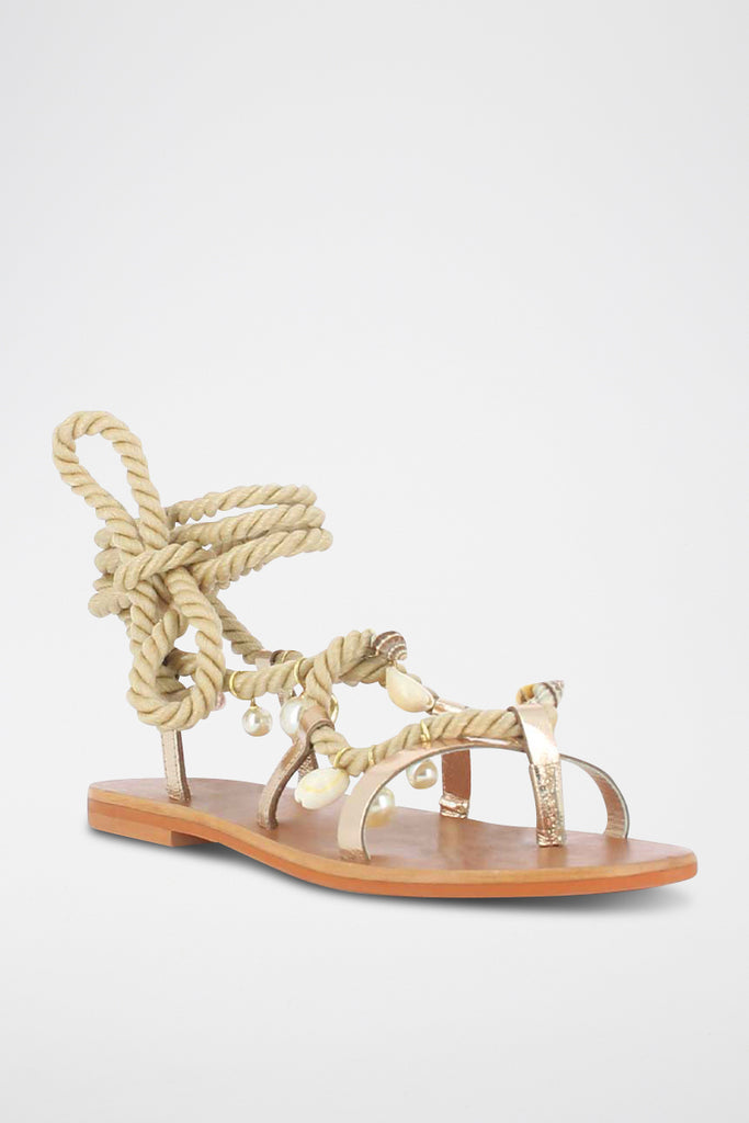 Jonak - Plagettes Wicko Cuir Metallise - Platine