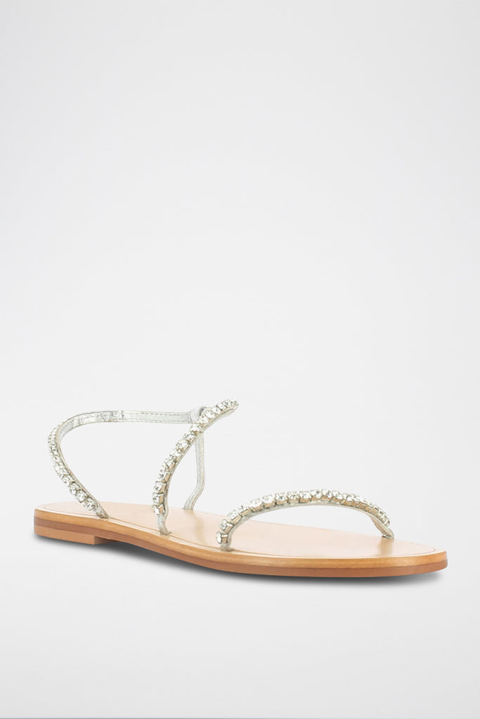Jonak - Plagettes Winch Cuir Metallise - Argent