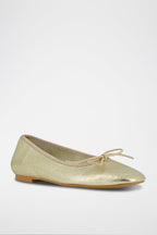 Jonak - Ballerines Mamba Cuir Metallise - Platine