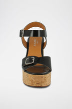 Jonak - Sandales Mathilde Cuir Glace - Noir
