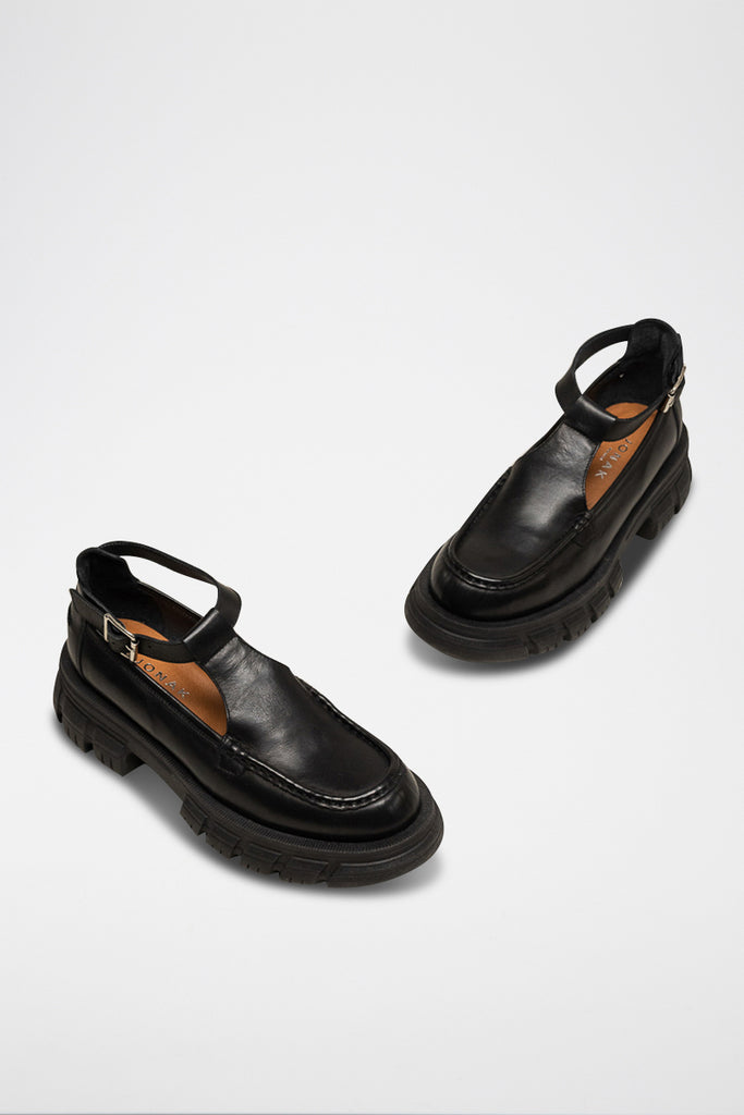 Jonak - Babies Diacre Cuir - Noir