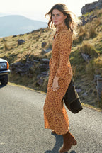 Robe longue Camel - Femme