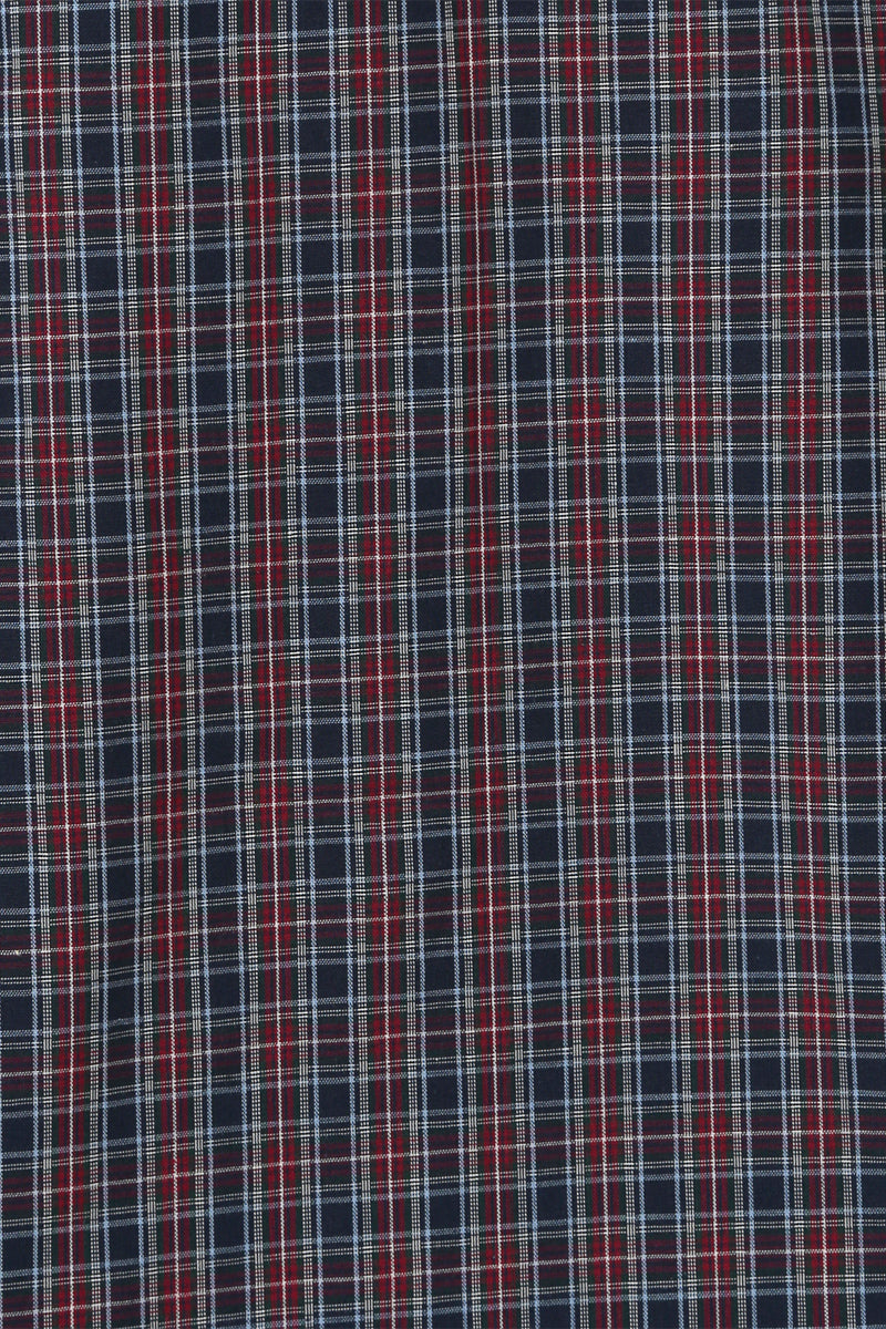 Chemise Bleu nuit et rouge - Enfant