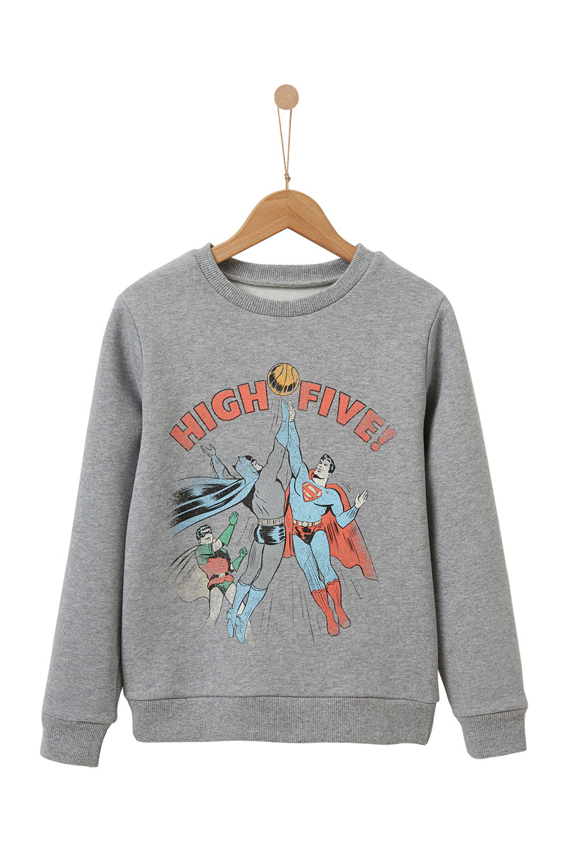Sweat Super-Héros - Marine Indigo - GarÃ§on