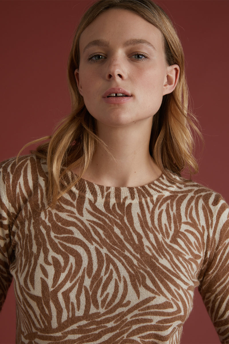 Pull Camel - Femme