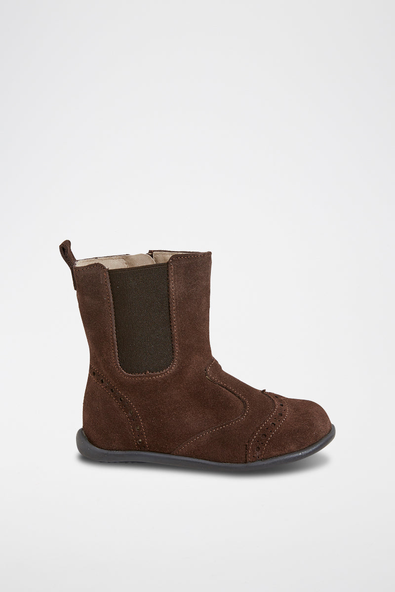 Boots Bout Fleuri - Marron - Bébé