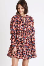 Robe Trapèze Noir Et Beige