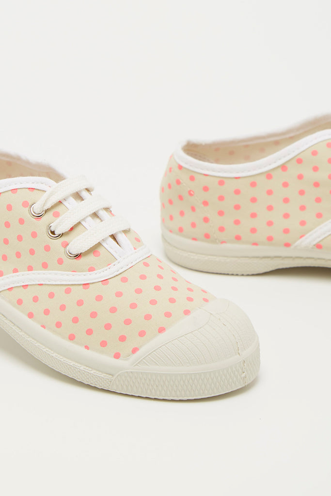 Bensimon - Tennis E15230J Pois Pink - Enfant