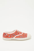Bensimon - Tennis Shoes Lacet Fleurs Rouges - Femme