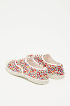 Bensimon - Tennis Shoes Lacet Fleurs Multico - Femme