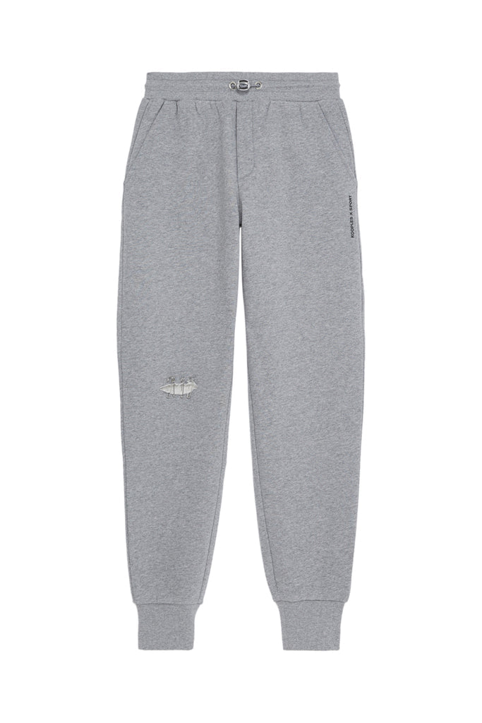 The Kooples - Jogging Gris À Détails Épingles - Femme