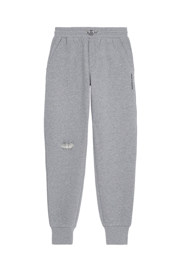 The Kooples - Jogging Gris À Détails Épingles - Femme