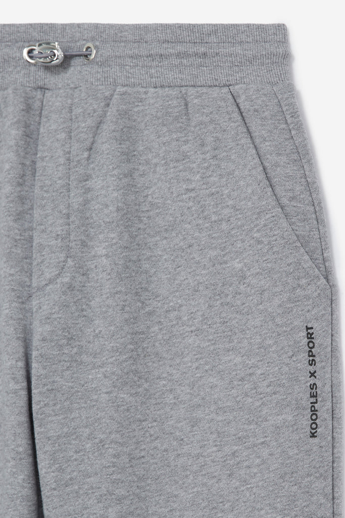 The Kooples - Jogging Gris À Détails Épingles - Femme