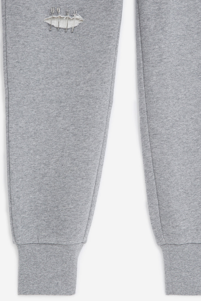 The Kooples - Jogging Gris À Détails Épingles - Femme