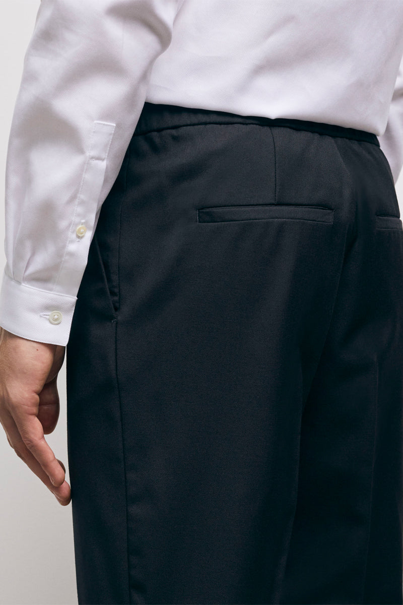 The Kooples - Pantalon En Laine Noir - Homme