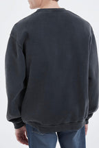 The Kooples - Sweat Coton Noir Triple Logo Imprimé - Homme