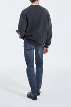 The Kooples - Sweat Coton Noir Triple Logo Imprimé - Homme