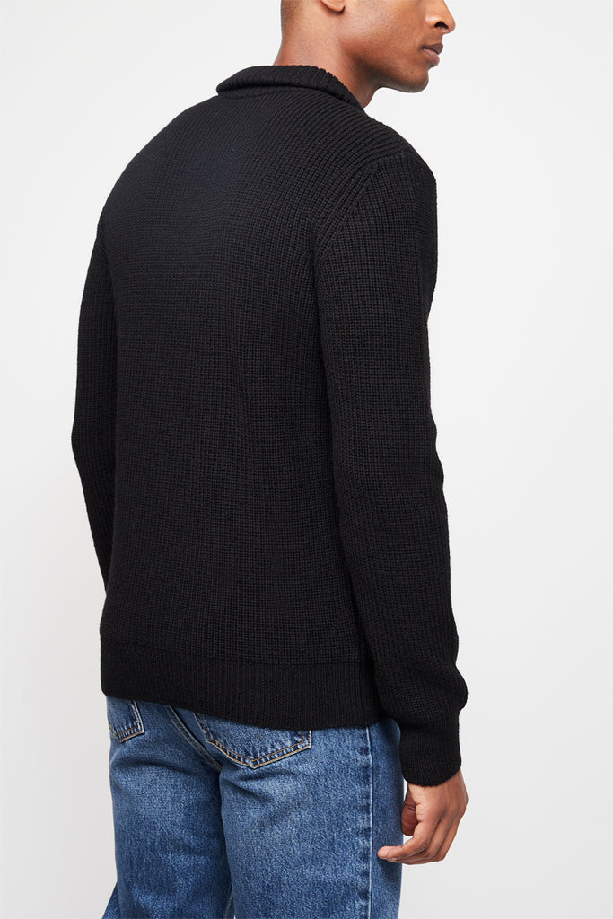 The Kooples - Pull En Laine Col Zippe - Homme