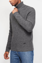 The Kooples - Pull En Laine Col Zippe - Homme