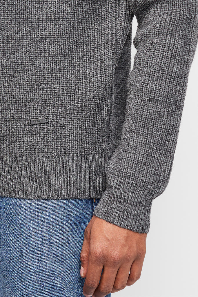 The Kooples - Pull En Laine Col Zippe - Homme