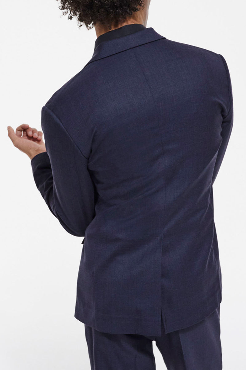 The Kooples - Veste De Costume En Laine Bleu Marine - Homme