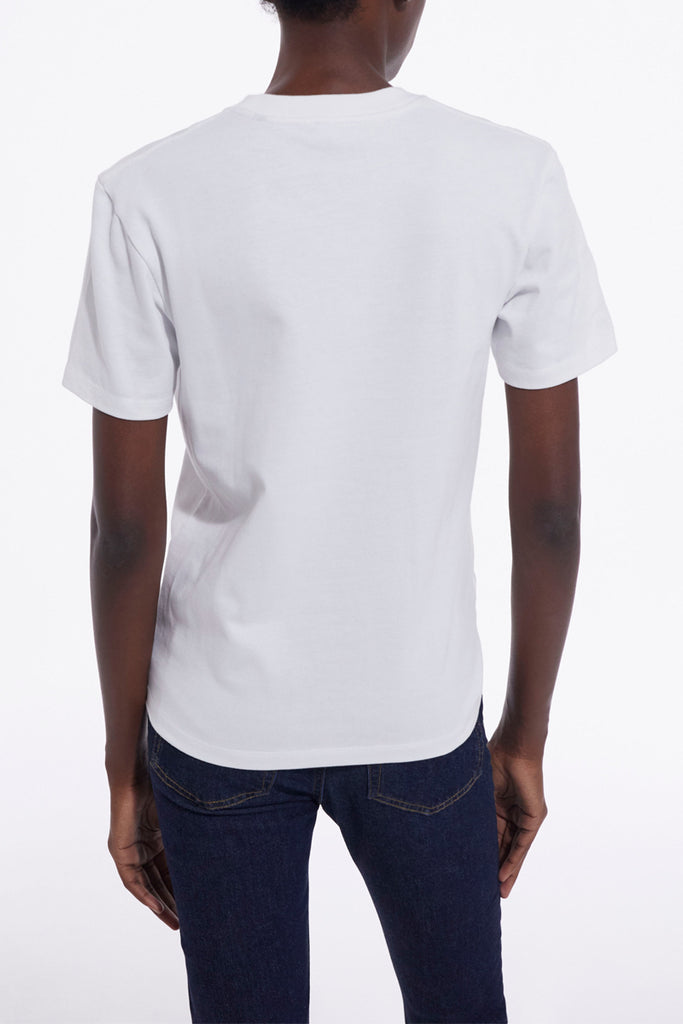 The Kooples - T-Shirt Logo Blanc - Femme